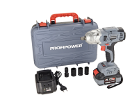 Аккумуляторный гайковерт бесщеточный ударный E0105 PROFIPOWER DWDTW-18V