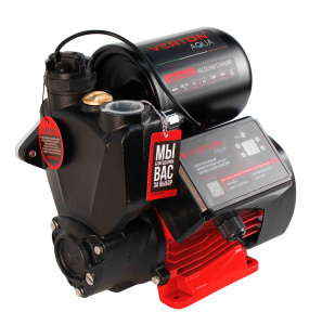 Насосная станция автоматическая Verton AQUA APS400MS (400Вт,230В//50Гц,Q max 43л/мин,V 2л,глуб.8м,Hmax35м,диам. вх./вых.1,давл.1.5 бар,Тmax жидк.0-60°C)