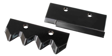 Ножи для грунта VERTON GDK-250  (прямые ножи,2 шт/уп, ДШВ 90*30*4 мм, кол-во винтов 4, рез ножа 6*1*12, посадочн. отв. 2, расстояние между посадочн. отв. 30 мм)