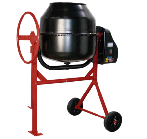 Бетоносмеситель VERTON MIX СМ-200 (мощность 900 Вт,венец чугунный,V бака 200л, d барабана 630 мм)