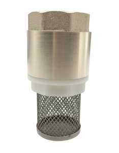 Обратный клапан с фильтром Verton AQUA CVF 1”  (d 1", латунь,нержав. сталь, EPDM, макс.темп 100 С)