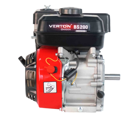 Двигатель VERTON GARDEN BS-200/20 (раб.V двиг.196 см3,макс. мощн.4.8кВт/6.5л.с,d вала 20мм,V топ.бака 3.6 л.ручн. зап.)