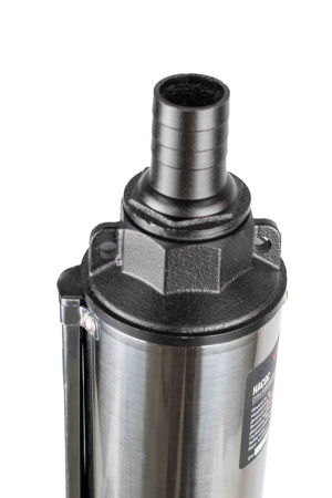 Скважинный центробежный многоступенчатый насос Verton AQUA DW110/1500V(1500 Вт,230В//50 Гц,Q max158 л/мин,Hmax110 м,диам.100мм,верх.забор,дав.10,2 бар,глуб.70м,подкл.1'5, мин диам.скваж.120мм,дл.кабеля50м,15 крыльч.,корпус из нерж. ст.,медн.обмотка)