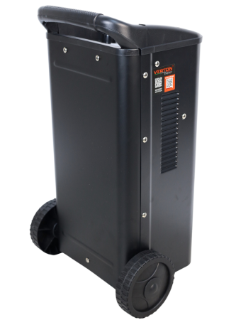 Пуско-зарядное устройство VERTON Energy ПЗУ- 320 (напр.сети 230/50 В/Гц,напр.АКБ 12/24В,емкость зар. АКБ (мин/макс)20-500 Ач,макс. ток зарядки/запуска 45А/240А,WET/AGM,12В потр.мощн.1,92/3,84кВт,5 реж. зар,IP20)