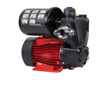 Насосная станция автоматическая Verton AQUA APS400M (400Вт,230В//50Гц,Q max 43л/мин,V 2л,глуб.8м,Hmax35м,диам. вх./вых.1,давл.1.5 бар,Тmax жидк.0-60°C)