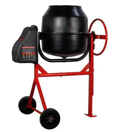 Бетоносмеситель VERTON MIX СМ-160 (мощность 700 Вт,венец чугунный,V бака 160л, d барабана 570 мм)