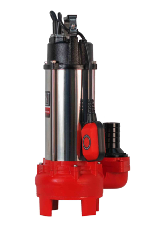 Насос фекальный погружной Verton AQUA FP2200K (мощн.2200Вт,произв.600л/мин,макс. выс.16м,глуб. 5м,d вых.75мм,реж.нож)