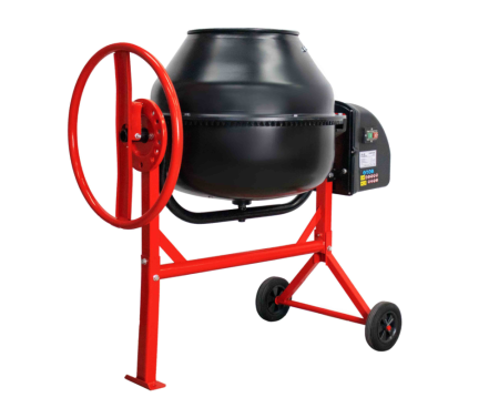 Бетоносмеситель VERTON MIX СМ-90 (мощность 400 Вт,венец чугунный,V бака 90л, d барабана 320 мм)