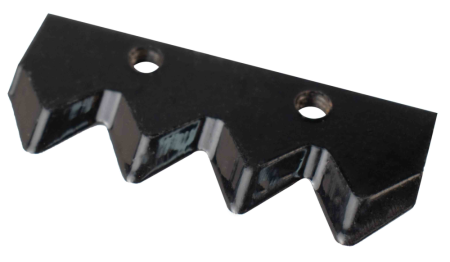 Ножи для грунта VERTON GDK-250  (прямые ножи,2 шт/уп, ДШВ 90*30*4 мм, кол-во винтов 4, рез ножа 6*1*12, посадочн. отв. 2, расстояние между посадочн. отв. 30 мм)