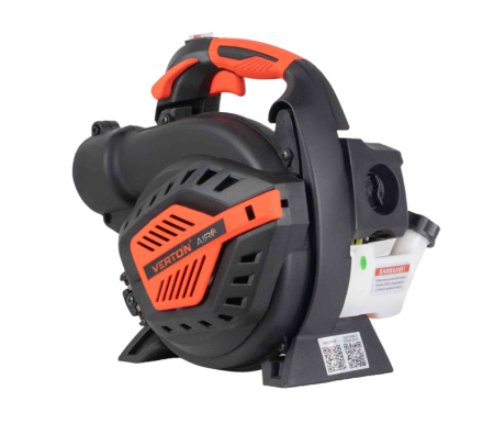 Воздуходувка бензиновая VERTON BW28 (V двигателя 27,6см3,мощность 1,25кВт/1,7л.с,скор.возд.75м/с, произв. в воздух. реж. 680м3/ч,мешок45л,V топ.бака 0,75л)