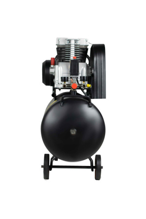 Компрессор ременной Verton Air AC-100/510R (230/50 В/Гц,масл.ремен. произв. 510л/мин, V 100л, макс. дав.12 бар, мощн. 2,5кВт, част. вращ. двиг. 2800 об/мин,итальянский тип компрессорного блока,рапид, асинх. однофаз.)