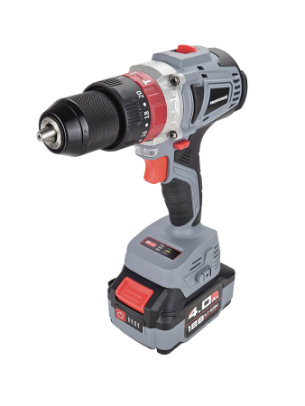 Аккумуляторный шуруповерт бесщеточный ударный E0087 PROFIPOWER MKDHP-18V
