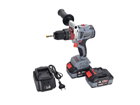 Аккумуляторный шуруповерт бесщеточный ударный E0087 PROFIPOWER MKDHP-18V