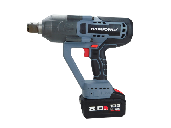 Аккумуляторный гайковерт бесщеточный ударный E0189 PROFIPOWER T-2500N