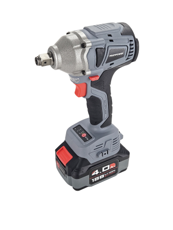 Аккумуляторный гайковерт бесщеточный импульсный E0081 PROFIPOWER MKDTW-18B