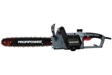 Сетевая цепная пила E0263 PROFIPOWER ПЦ-2400 (2400Вт, 16", 59 звеньев, в коробке)