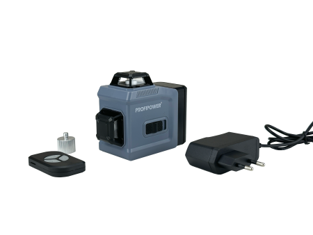 Лазерный нивелир E0214 PROFIPOWER NL-12G + Штатив E0051, Высота 1,5м