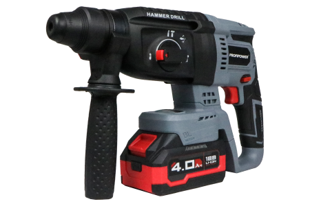 Аккумуляторный перфоратор беcщеточный T0058 PROFIPOWER MKDHR-18V - 2акб 4Ач