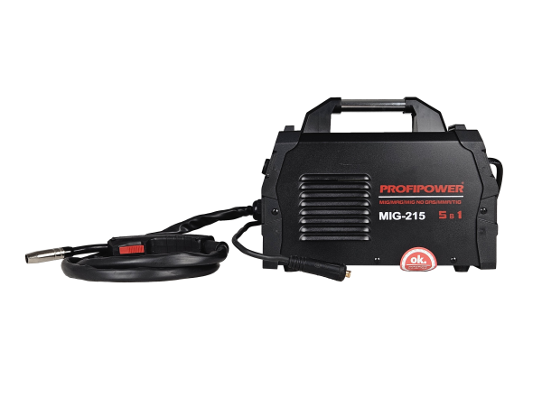 Сварочный инвертор полуавтомат PROFIPOWER MIG-215 5 в 1