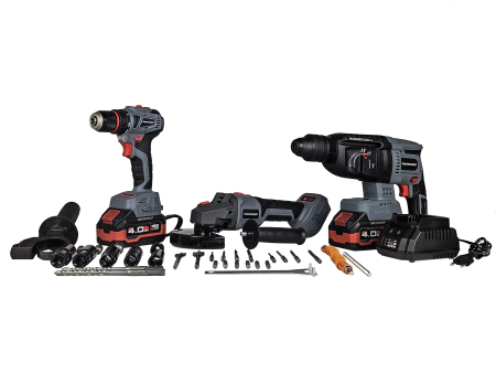 Аккумуляторный бесщеточный E0247 НАБОР 3в1 PROFIPOWER ProfiSet-3E18