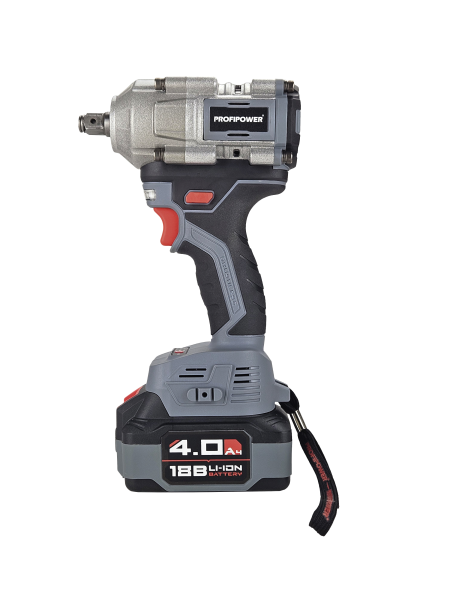 Аккумуляторный гайковерт бесщеточный ударный  E0185 ProfiPower T-500N