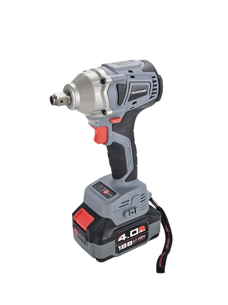 Аккумуляторный гайковерт бесщеточный импульсный E0081 PROFIPOWER MKDTW-18B