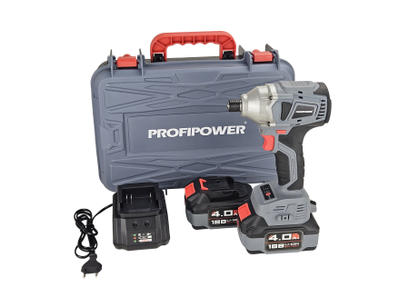 Аккумуляторный винтоверт беcщеточный импульсный E0082 PROFIPOWER MKDTD-18V