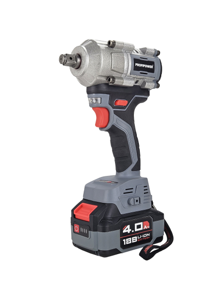 Аккумуляторный гайковерт бесщеточный ударный  E0185 ProfiPower T-500N