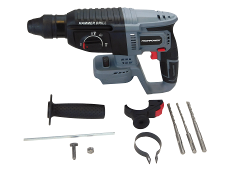 Аккумуляторный перфоратор беcщеточный E0180 PROFIPOWER MKDHR-18V