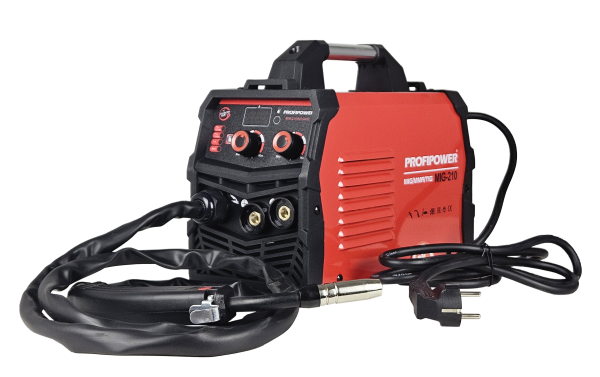Сварочный полуавтомат инвертор без газа PROFIPOWER MIG-210 MIG/MMA/TIG (3 B 1)