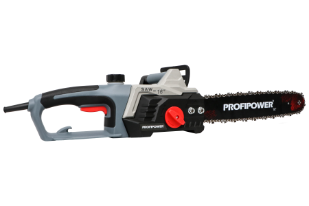 Сетевая цепная пила E0263 PROFIPOWER ПЦ-2400 (2400Вт, 16", 59 звеньев, в коробке)