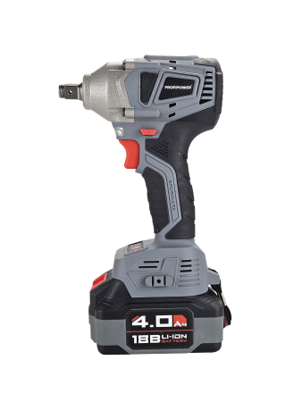 Аккумуляторный гайковерт бесщеточный импульсный E0081 PROFIPOWER MKDTW-18B