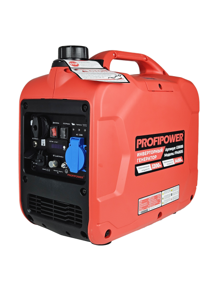 Инверторный бензиновый генератор G0008 PROFIPOWER P1400iS