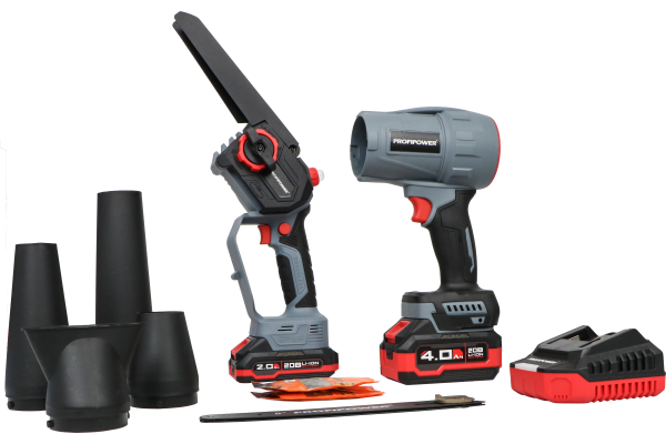 Аккумуляторный бесщеточный E0284 НАБОР 2в1 PROFIPOWER ProfiSet-2D20
