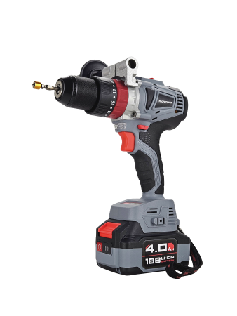 Аккумуляторный шуруповерт бесщеточный ударный E0087 PROFIPOWER MKDHP-18V