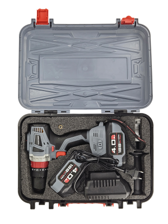 Аккумуляторный шуруповерт бесщеточный ударный E0087 PROFIPOWER MKDHP-18V