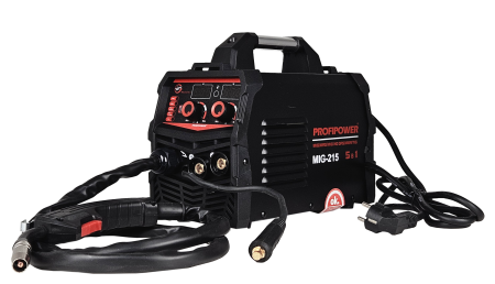 Сварочный инвертор полуавтомат PROFIPOWER MIG-215 5 в 1