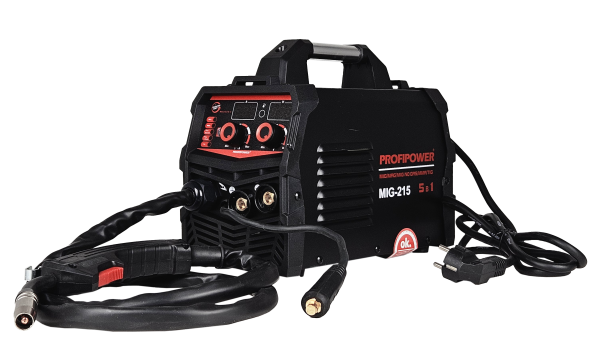Сварочный инвертор полуавтомат PROFIPOWER MIG-215 5 в 1