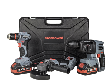 Аккумуляторный бесщеточный E0247 НАБОР 3в1 PROFIPOWER ProfiSet-3E18